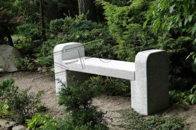 Bank Garten Design Antik Stil Stein Terrassen Möbel Bänke Außen Römische S205001