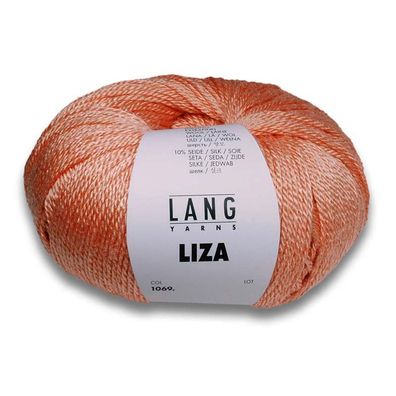 50g "Liza"-Seide erzeugt weiche Farbschattierungen, die dieses Garn besonders macht