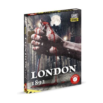 Crime Scene - London 1892 Gesellschaftsspiel Rätselspiel Spiel wiederverwendbar