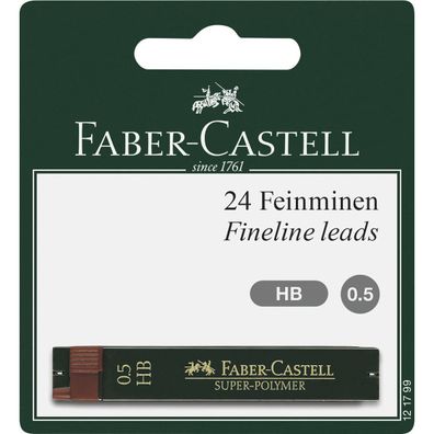 Faber Castell Fineline Leads Feinminen Super Polymer Härte HB 0.5mm