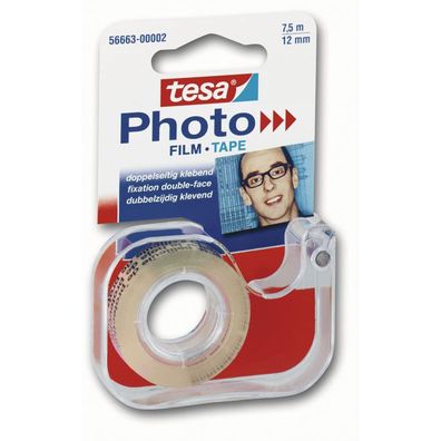 Tesa Foto Film im Abroller permanent Verkleben von Fotos 12mm x 7.5m