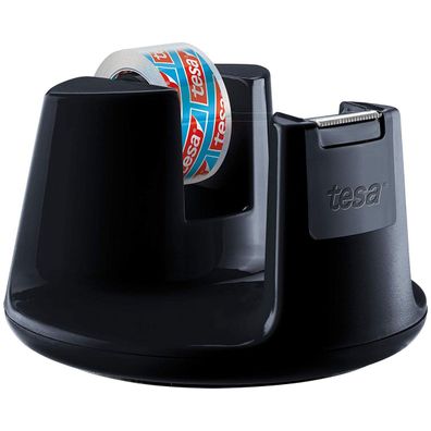 Tesafilm Tischabroller Compact Klebebandspender Farbe schwarz