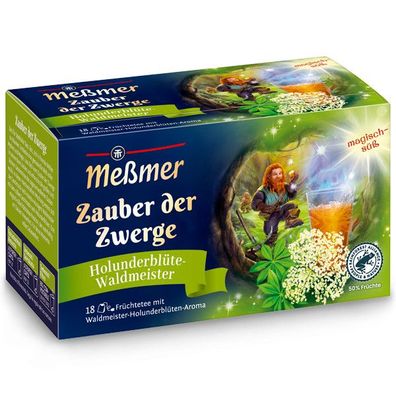 Meßmer Tee Holunderblüten Waldmeister Zauber der Zwerge