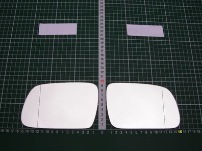 Außenspiegel Spiegelglas Ersatzglas Peugeot 307 ab 2001-2008 Li oder Re asph