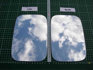 Außenspiegel Spiegelglas Ersatzglas Hummer Typ H1 USA asphärisch