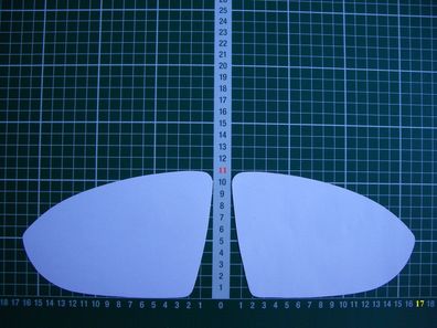Außenspiegel Spiegelglas Ersatzglas VW Volkswagen Golf 7 ab 2012 Rechts sph konv