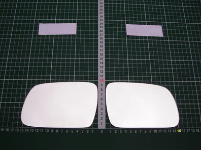 Außenspiegel Spiegelglas Ersatzglas Peugeot 307 ab 2001-08 Li oder Re sph konvex