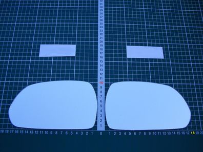 Außenspiegel Spiegelglas Ersatzglas Kia Shuma II ab 2001-2004 Rechts sph