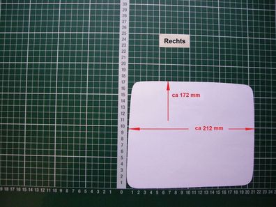 Außenspiegel Spiegelglas Ersatzglas Ford F1500F150 ab 2004-08 Rechts. sph