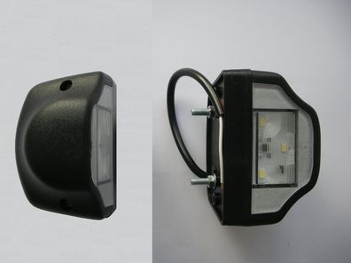 LED Kennzeichenbeleuchtung Schildbeleuchtung Rücklicht L. LKW Schwarz bis 24 Volt