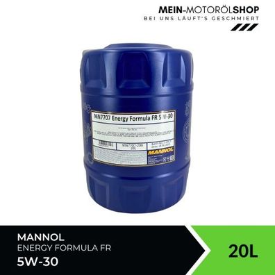 Mannol Energy Formula FR 5W-30 20 Liter
