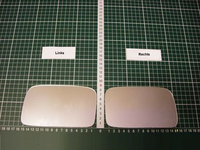 Außenspiegel Spiegelglas Ersatzglas VW Golf 2 ab 1987-1991 Rechts sph konvex