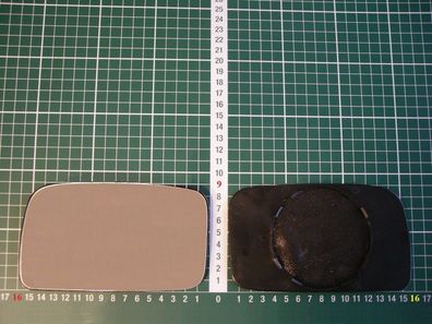 Außenspiegel Spiegelglas Ersatzglas VW Golf 2 ab 1987-1991 Rechts sph konvex Kpl