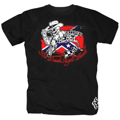 Tattooed Rebel 666 World Tattoo Südstaaten -The Devils Right Hand- Shirt S-5XL