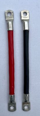 Batterie Kabel Verbinder 50mm² Rot od. Schwarz mit Kabelschuh M10 Anschlusskabel