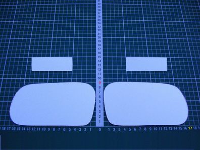 Außenspiegel Spiegelglas Ersatzglas Honda Prelude ab 1991-1997 Rechts sph konvex