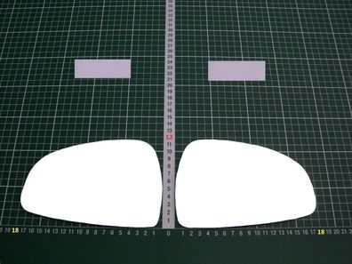 Außenspiegel Spiegelglas Ersatzglas Audi TT ab 2006-2010 Rechts sph konvex