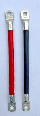 Batteriekabel KFZ Solar PV H07V-K Ø 50mm² Rot oder Schwarz mit Kabelschuh M10