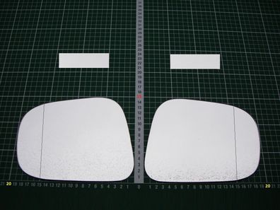 Außenspiegel Spiegelglas Ersatzglas Toyota Previa ab 1997-2000 Rechts asph