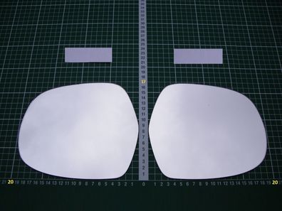 Außenspiegel Spiegelglas Ersatzglas Toyota Land Cruiser 3 ab 2003-07 Rechts sph