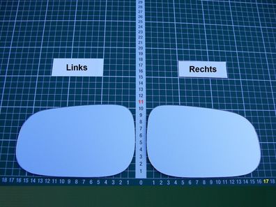 Außenspiegel Spiegelglas Ersatzglas Volvo C30 ab 2006-2009 Rechts sph konvex