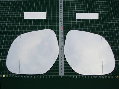 Außenspiegel Spiegelglas Ersatzglas Citroen C Crosser ab 2007 Rechts asph