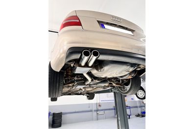 Fox Auspuff Sportauspuff Endschalldämpfer Komplettanlage für Audi S4 B5 2,7l