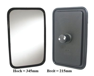 Rückspiegel passend für Fendt 820 Vario Universal Trecker 345x215mm ø14-30mm