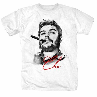 Che Guevara Guerilla Cuba Revolution Kuba Retro Fidel T-Shirt S-5XL weiß