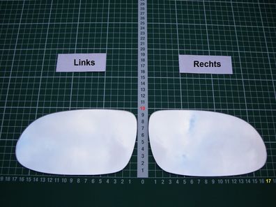 Außenspiegel Spiegelglas Ersatzglas Mercedes SLK R170 ab 1996-2004 Li o Re sph