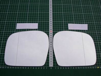 Außenspiegel Spiegelglas Ersatzglas Toyota Hilux ab 1998-2005 Li oder Re asph