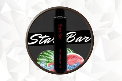 Stars Bar 1500 Watermelon Ice 20mg Nikotin ( Wassermelone ) Einweg E-Zigarette Vape