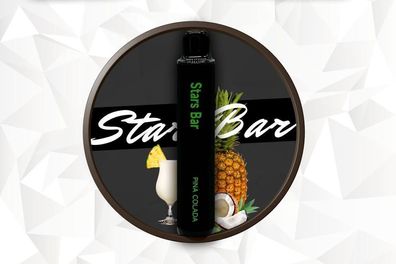 Stars Bar 1500 Pina Colada 20mg Nikotin ( Ananas Cocos ) Einweg E-Zigarette Vape