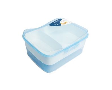 Michelino Lunchbox mit Einteiler Brotdose mit Fächern Spülmaschinengeeignet