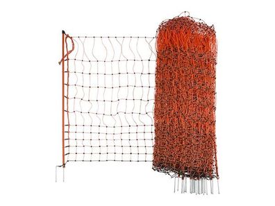 Poultry Netting 50 m., 106 cm Double Prong, orange