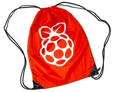 Raspberry Pi Rucksack mit Logo