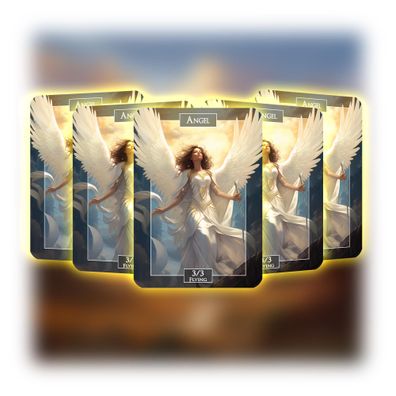 Angel (3-3 Flying) - ManaFlame Karten 5x Set - Als Token nutzbar