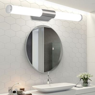 LED Wandlampe Spiegel-Leuchte Badezimmer Metall Glas