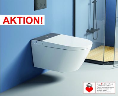 Luxus WC Automatik Toilette Smart WC Toilet WC Beheizbar wandhängend Dusch WC