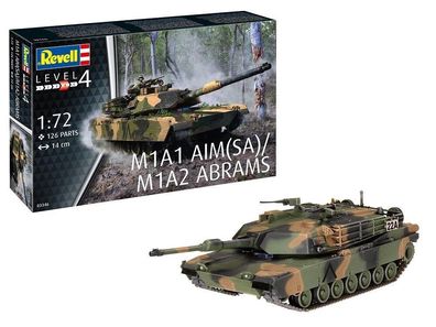Revell M1A 1 AIM(SA) M1A2 Abrams Panzer in 1:72 Revell 03346 Bausatz