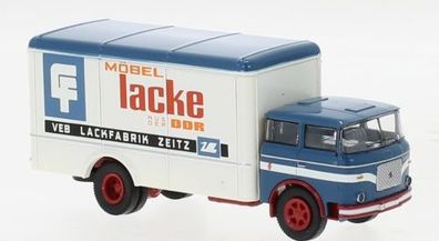 Brekina 71855 - 1/87 LIAZ 706 Koffer, VEB Lackfabrik Zeitz, 1970 - Neu