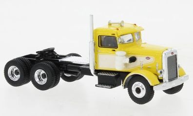 Brekina 85753MCW - 1/87 Peterbilt 281, hellgelb/ weiss, Rost, 1955 - Neu