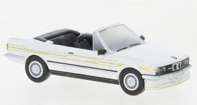 Brekina PCX870447 - 1/87 BMW Alpina C2 2,7 Cabriolet, weiss/ Dekor, 1986 - Neu