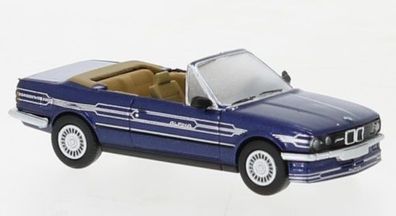 Brekina PCX870444 - 1/87 BMW Alpina C2 2,7 Cabriolet, metallic-dunkelblau/ Dekor