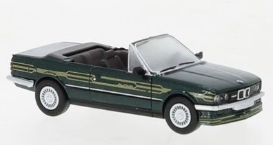 Brekina PCX870445 - 1/87 BMW Alpina C2 2,7 Cabriolet, metallic-dunkelgrün/ Dekor