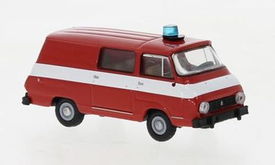 Brekina 30812 - 1/87 Skoda 1203 Halbbus, rot, Feuerwehr , 1969 - Neu