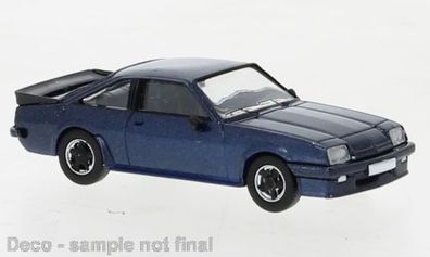 Brekina PCX870640 - 1/87 Opel Manta B GSI, metallic-dunkelblau, 1984 - Neu