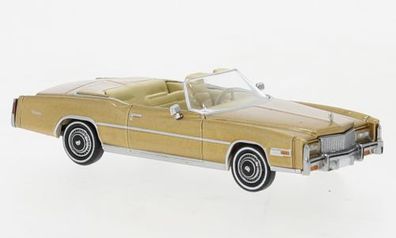Brekina 19752 - 1/87 Cadillac Eldorado Convertible, metallic-beige, 1976 - Neu