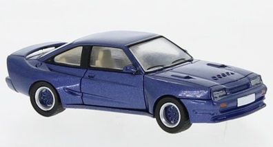 Brekina PCX870533 - 1/87 Opel Manta B Mattig, metallic-dunkelblau, 1991 - Neu