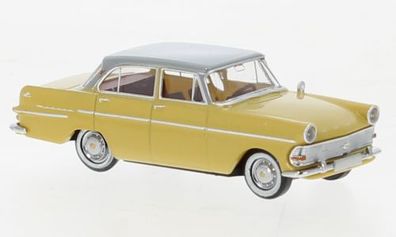 Brekina 20149 - 1/87 Opel P2, dunkelgelb/ dunkelgrau, 1960 - Neu